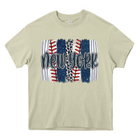 Mossy new york baseball team spirit brushstrokes Heavy Core Tee - Artiststas