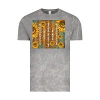 Cloud Rock self reminders with sunflowers Vintage Tee - TumblerDesignByShophia