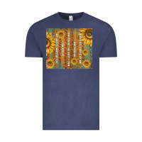 Vintage Denim self reminders with sunflowers Vintage Tee - TumblerDesignByShophia