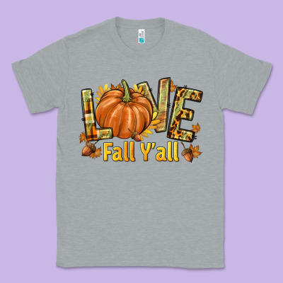 Love Fall Y'all Classic Tee Designed By Texasbilliewilder