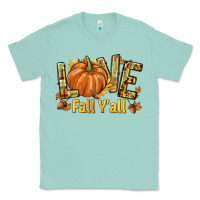 Seafoam Love Fall Y'all Classic Tee - texasbilliewilder