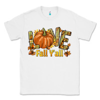 White Love Fall Y'all Classic Tee - texasbilliewilder
