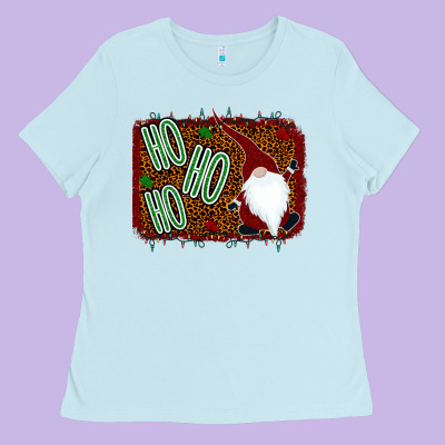 Ho Ho Ho Gnomes Ladies Tee Designed By Bettercallsaul