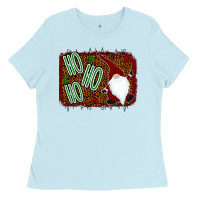 Baby Blue Ho Ho Ho Gnomes Ladies Tee - Bettercallsaul