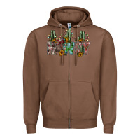 Chestnut howdy Zipper Hoodie - SublimationCraftShop