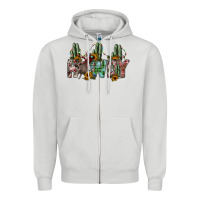 Dove Grey howdy Zipper Hoodie - SublimationCraftShop