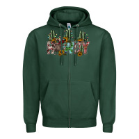 Sports Green howdy Zipper Hoodie - SublimationCraftShop