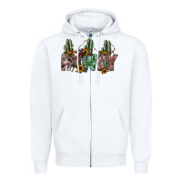 White howdy Zipper Hoodie - SublimationCraftShop