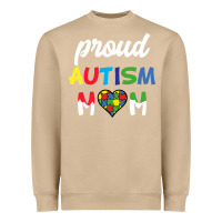 Mushroom Proud Autism Mom Mothers Day Gift Autism Awareness Heavyweight Sweatshirt - CowhideDigitalArt