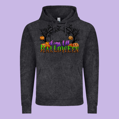 Days Till Halloween Vintage Hoodie Designed By Cowgirlartshop