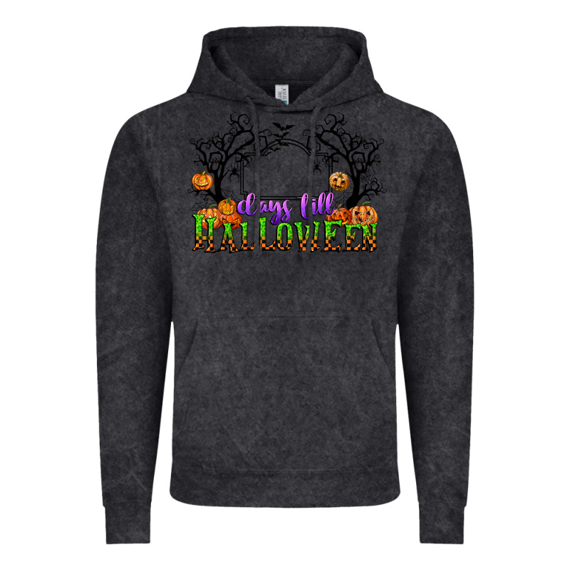 Days Till Halloween Vintage Hoodie by CowGirlArtShop | Teevron