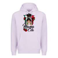 Lilac mexican mamacita messy bun Premium Hoodie - BundleAndBundleShop