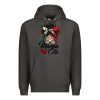 Smoke mexican mamacita messy bun Premium Hoodie - BundleAndBundleShop