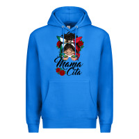 True Royal mexican mamacita messy bun Premium Hoodie - BundleAndBundleShop