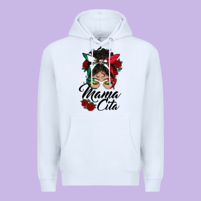 Mexican Mamacita Messy Bun Premium Hoodie Designed By Bundleandbundleshop