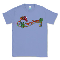 Colony Blue merry christmas western Classic Tee - CowhideDigitalArt