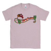 Lilac merry christmas western Classic Tee - CowhideDigitalArt