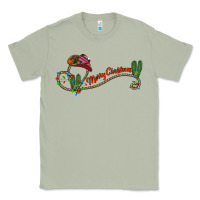 Matcha merry christmas western Classic Tee - CowhideDigitalArt