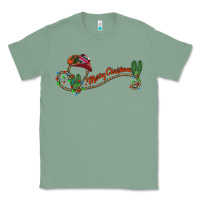 Sage merry christmas western Classic Tee - CowhideDigitalArt
