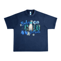 Navy baby its cold outside Urban Heavy Tee - CowGirlArtShop