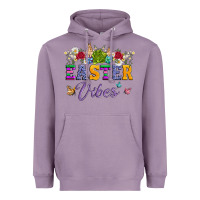 Lavender easter vibes and butterfly with bunny and flowers Heavyweight Hoodie - Artiststas