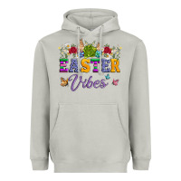 Moon Dust easter vibes and butterfly with bunny and flowers Heavyweight Hoodie - Artiststas