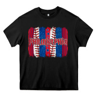 Black philadelphia baseball team spirit brushstrokes Heavy Core Tee - Artiststas