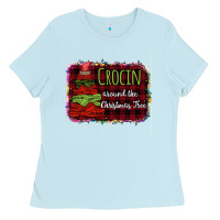 Crocin Around The Christmas Tree Ladies Tee | Teevron