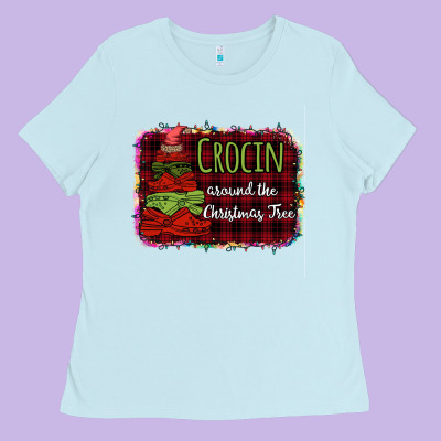 Crocin Around The Christmas Tree Ladies Tee Designed By Bettercallsaul