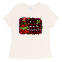 Bone Crocin around the christmas tree Ladies Tee - Bettercallsaul
