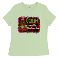 Matcha Crocin around the christmas tree Ladies Tee - Bettercallsaul