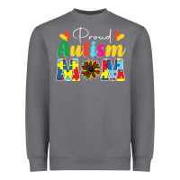 Storm Proud Autism Mom sunflower Heavyweight Sweatshirt - CowhideDigitalArt