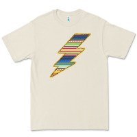 Bone Yellow Aztec Patterned Lightning Premium Tee - Bettercallsaul
