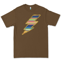 Cacao Yellow Aztec Patterned Lightning Premium Tee - Bettercallsaul