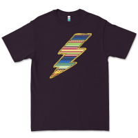 Plum Yellow Aztec Patterned Lightning Premium Tee - Bettercallsaul