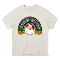 Cream santa rainbow Heavy Core Tee - JahusDesignShop