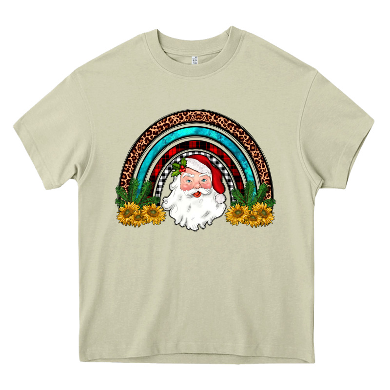Santa Rainbow Heavy Core Tee by JahusDesignShop | Teevron