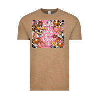 Vintage Coffee life is what you bake it with cowhide Vintage Tee - TumblerDesignByShophia