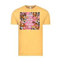 Vintage Mustard life is what you bake it with cowhide Vintage Tee - TumblerDesignByShophia