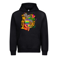 Black mississippi map mardi gras Urban Hoodie - AdoDesignShop
