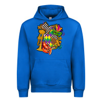 Cobalt mississippi map mardi gras Urban Hoodie - AdoDesignShop