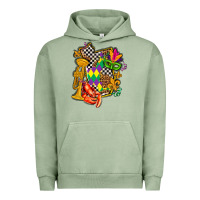 Pigment Oil Green mississippi map mardi gras Urban Hoodie - AdoDesignShop