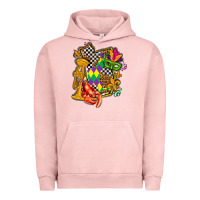 Pigment Salmon mississippi map mardi gras Urban Hoodie - AdoDesignShop