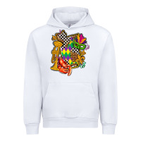 White mississippi map mardi gras Urban Hoodie - AdoDesignShop