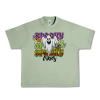 Oil Green spooky spooky spooky vibes Urban Heavy Tee - CowGirlArtShop