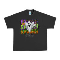 Pigment Black spooky spooky spooky vibes Urban Heavy Tee - CowGirlArtShop