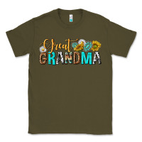 Army Green Western Great Grandma Classic Tee - texasbilliewilder
