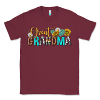 Burgundy Western Great Grandma Classic Tee - texasbilliewilder