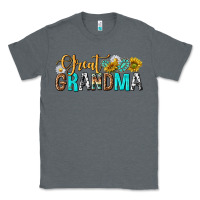 Charcoal Heather Western Great Grandma Classic Tee - texasbilliewilder