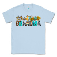 Dusty Blue Western Great Grandma Classic Tee - texasbilliewilder